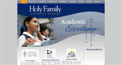 Desktop Screenshot of holyfamilycs.org